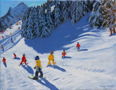 École de ski, Morzine, 2015 - Andrew Macara